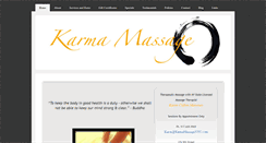 Desktop Screenshot of karmamassagenyc.com